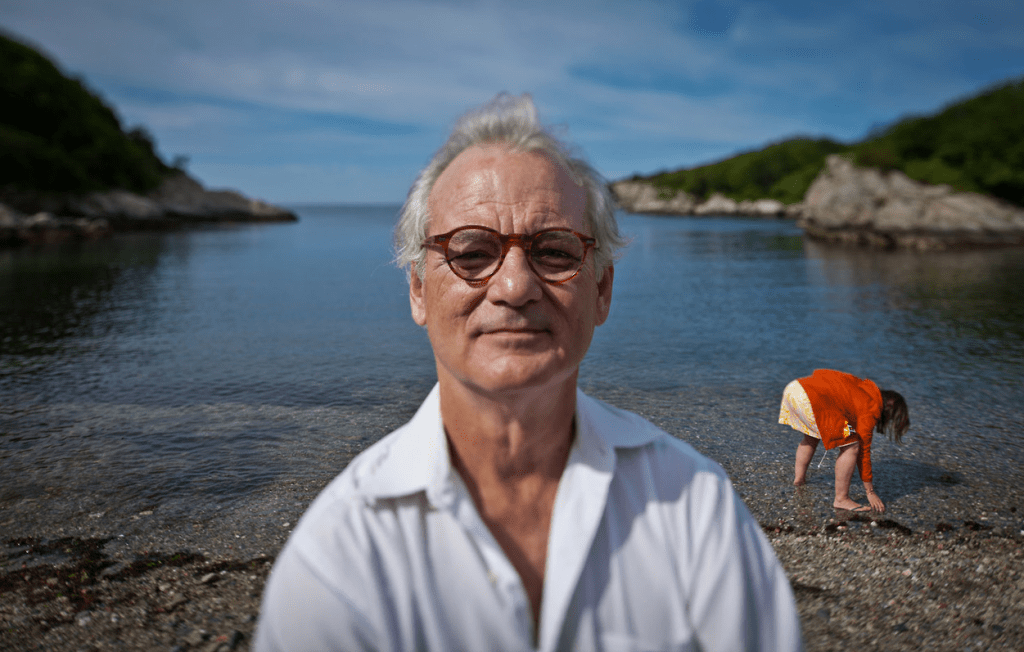 Bill Murray on the set of Moonrise Kingdom, 2012