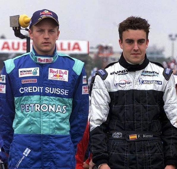 Kimi Raikkonen and Fernando Alonso (2001)