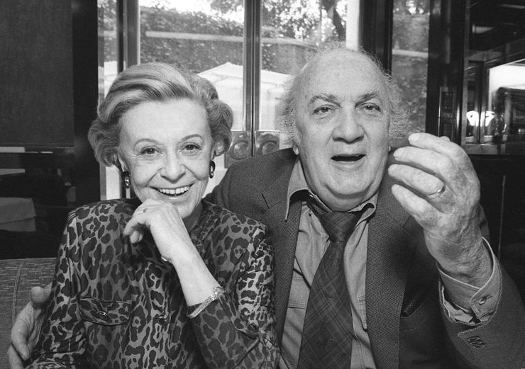 Giulietta Masina and Federico Fellini
