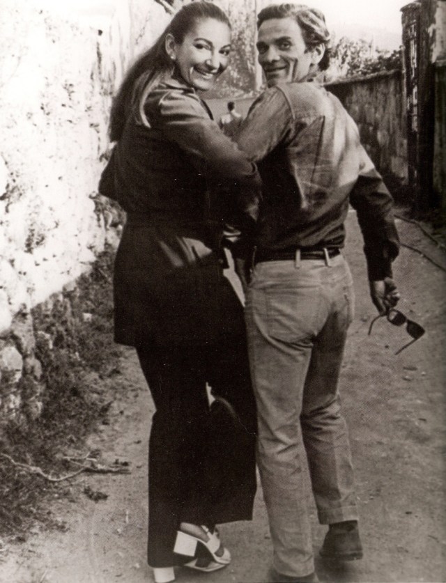 Callas with Pasolini