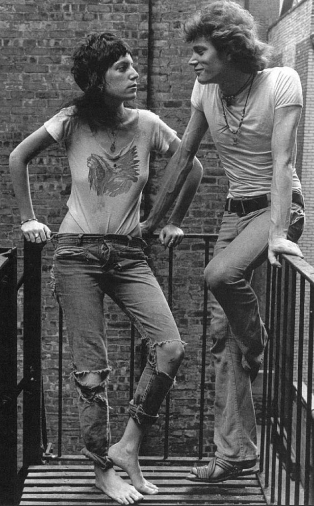 Patti Smith with Robert Mapplethorpe
