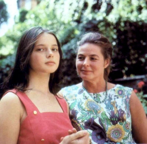 Ingrid Bergman with Isabella Rossellini