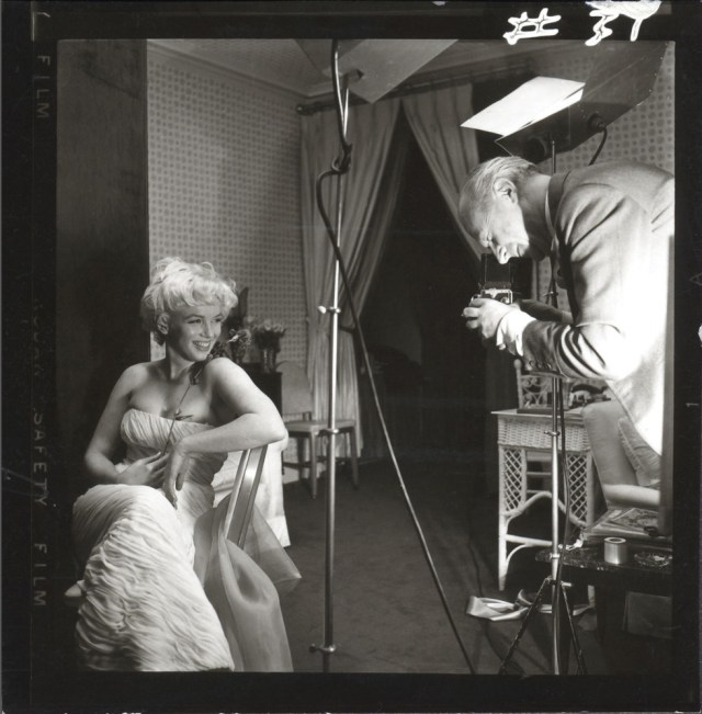 Marilyn Monroe with Cecil Beaton