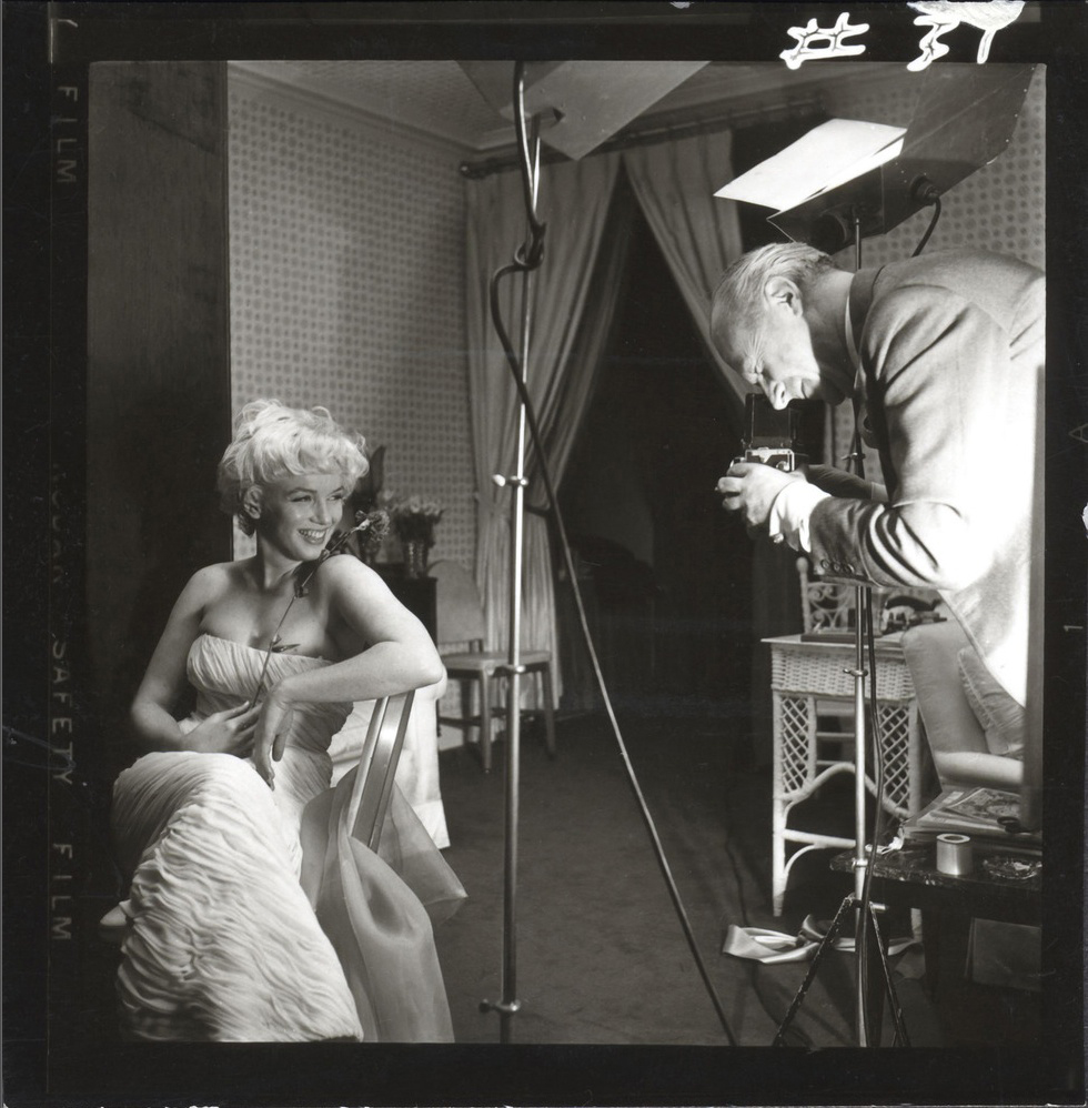Marilyn Monroe with Cecil Beaton