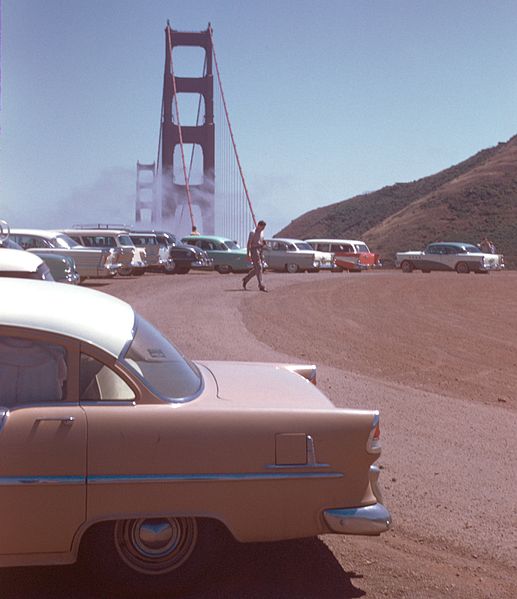 Golden Gate Bridge, (1950s)