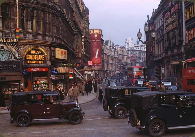 London (c1949) Kodachrome by Chalmers Butterfield