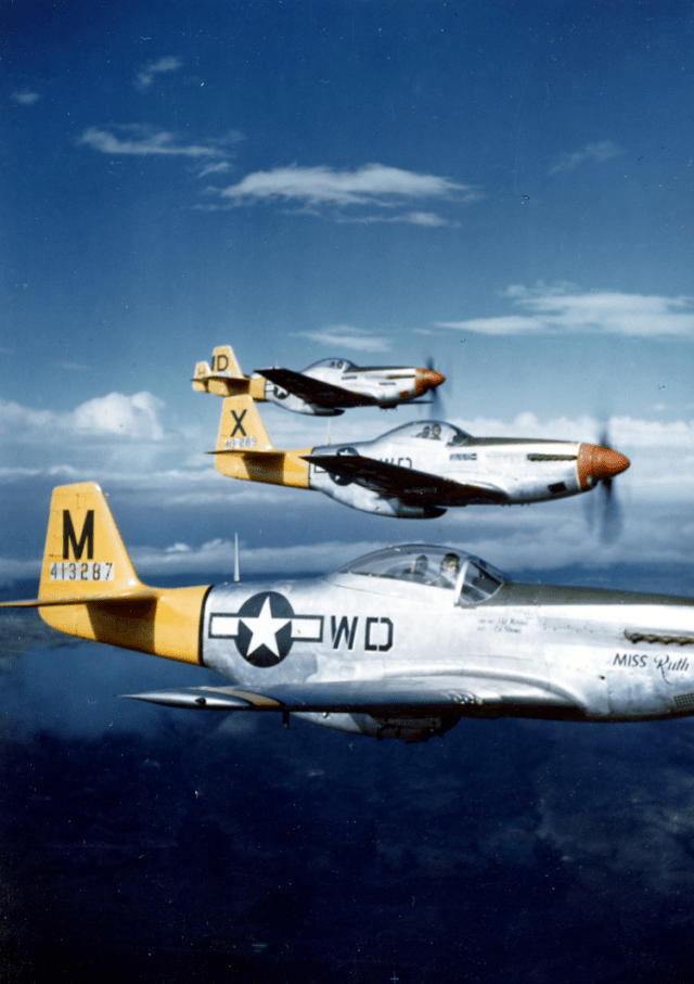 P-51D Mustangs