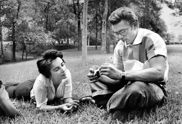 Elizabeth Taylor with James Dean