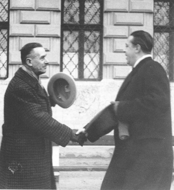 Thomas Mann with Sándor Márai