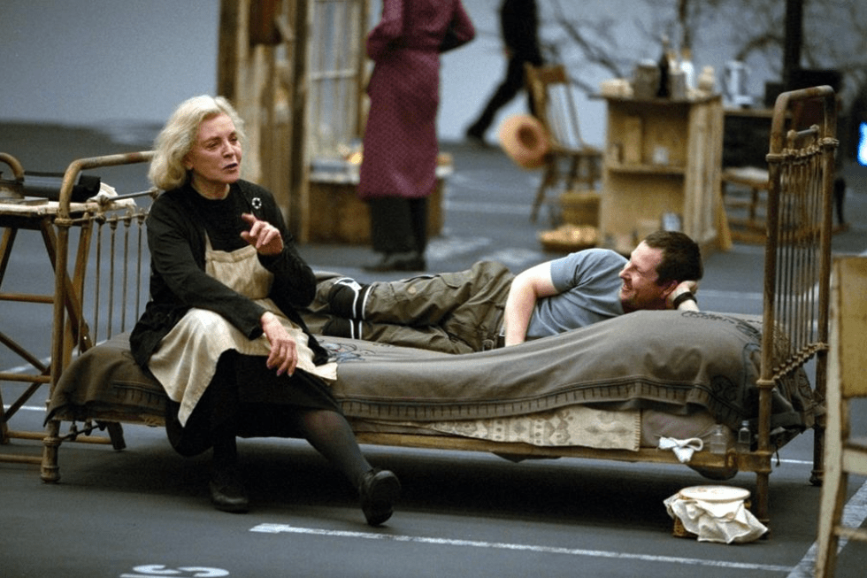 Lars von Trier and Lauren Bacall