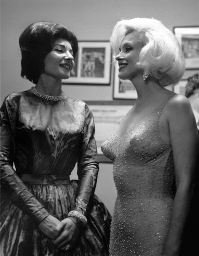 Maria Callas and Marilyn Monroe
