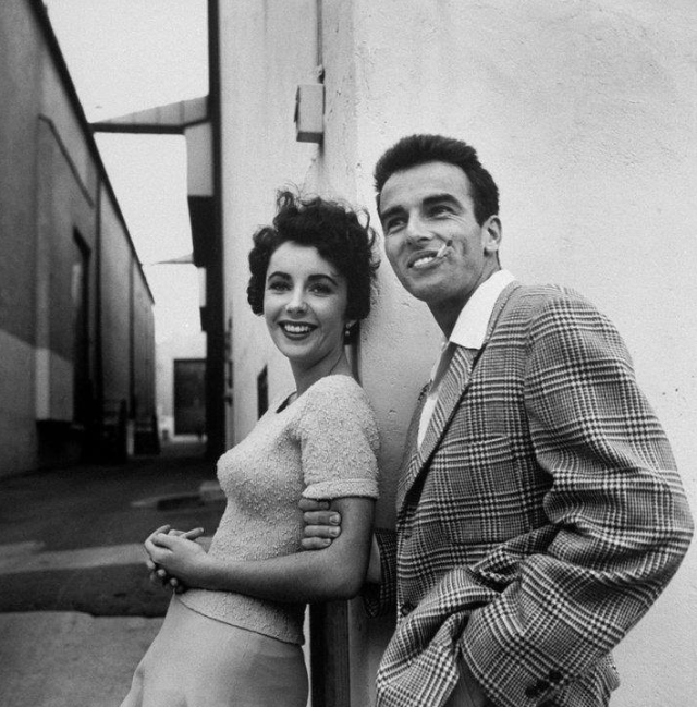 Elizabeth Taylor and Montgomery Clift