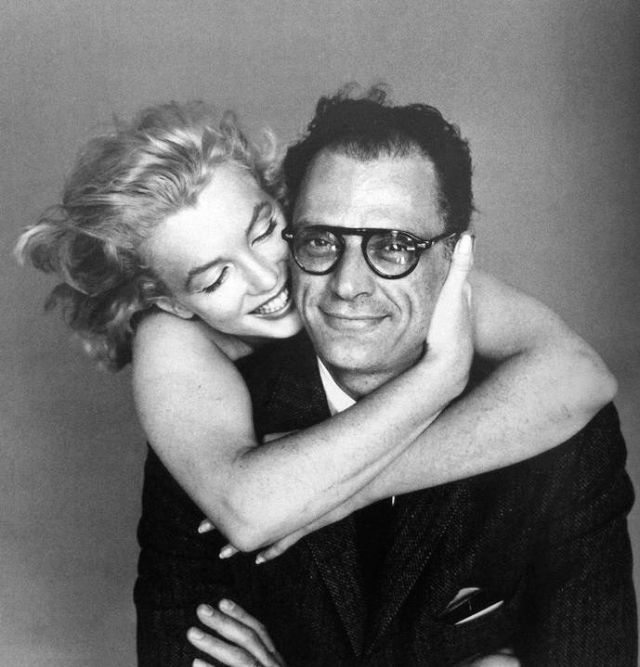 Marilyn Monroe and Arthur Miller