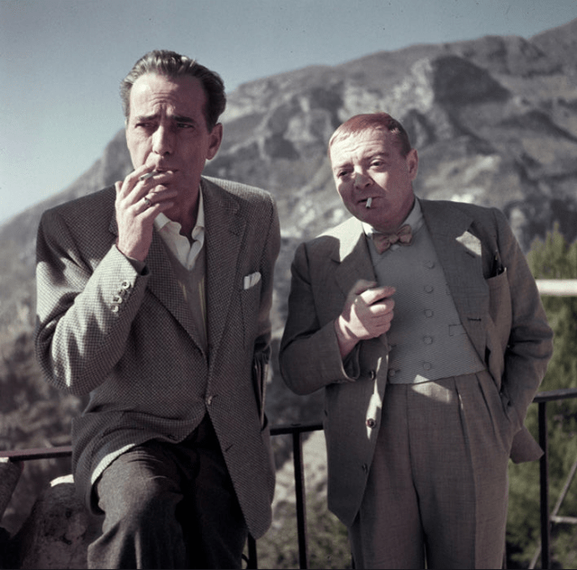 Humphrey Bogart and Peter Lorre