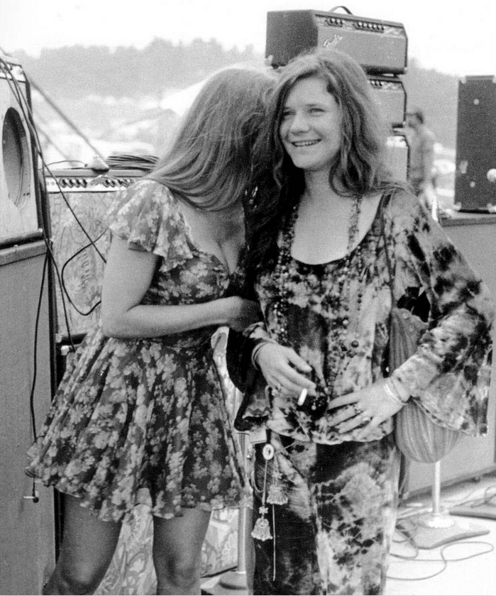 Janis Joplin with Peggy Caserta