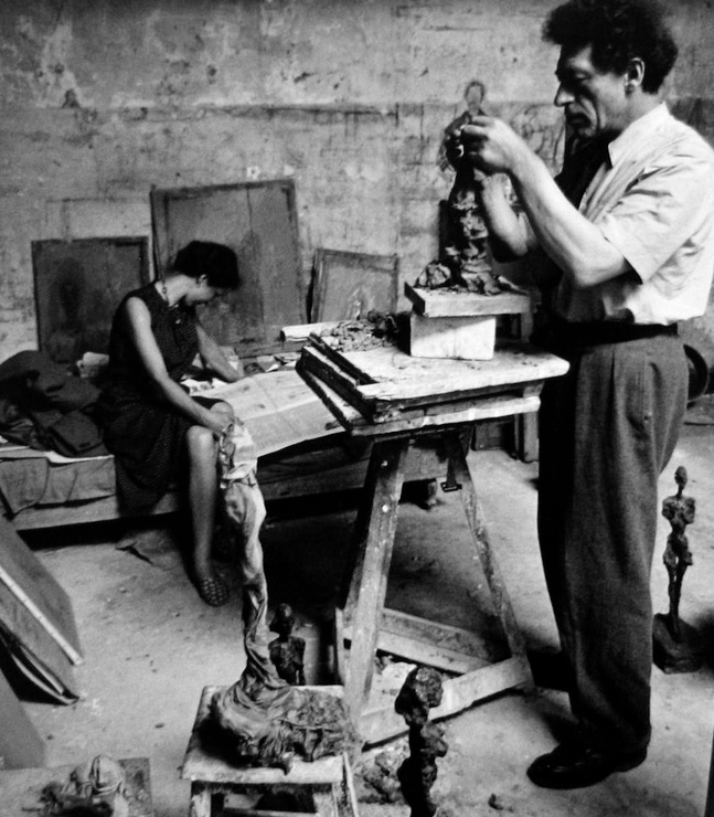 Alberto and Annette Giacometti