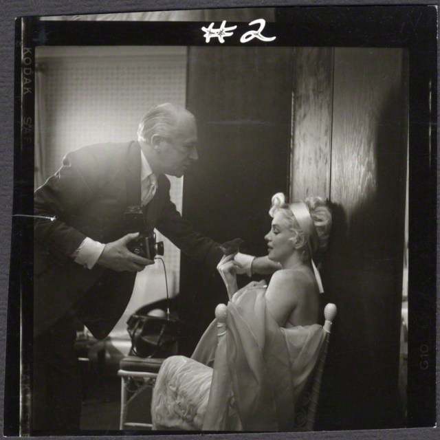 Cecil Beaton and Marilyn Monroe