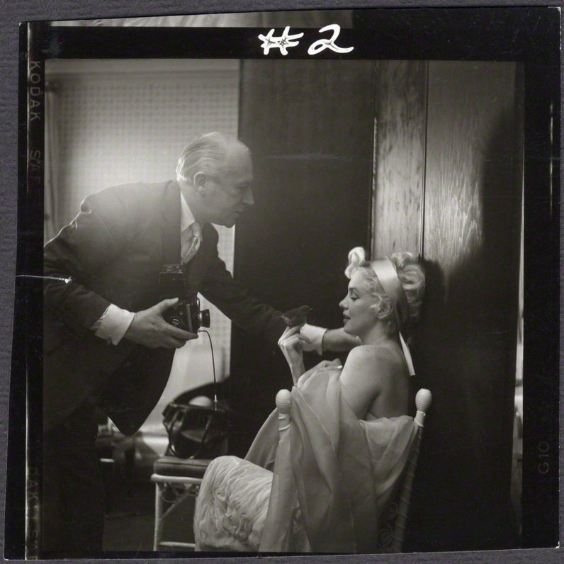 Cecil Beaton and Marilyn Monroe