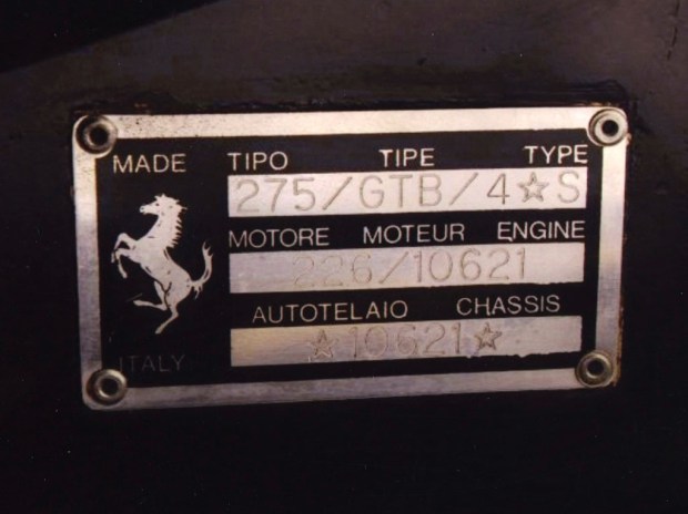 1967 Ferrari 275 GTB/4