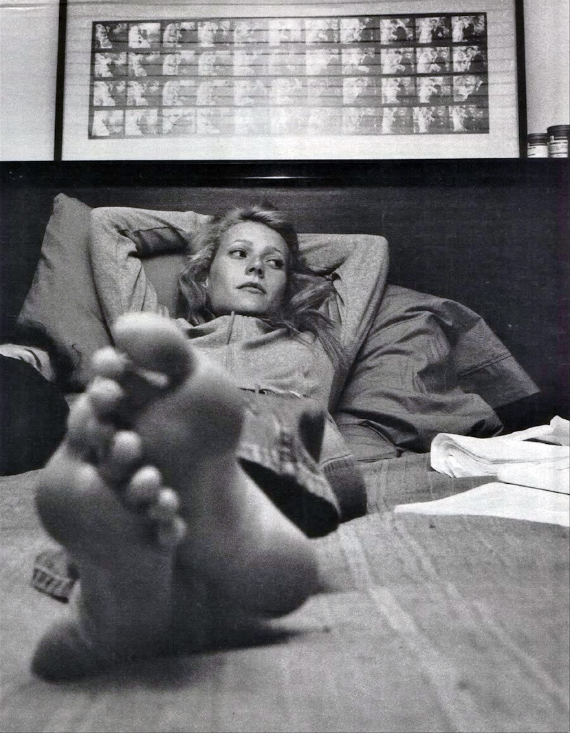 Gwyneth Paltrow on the set of 'The Anniversary Party' (2001), photographed by Robert Yager.