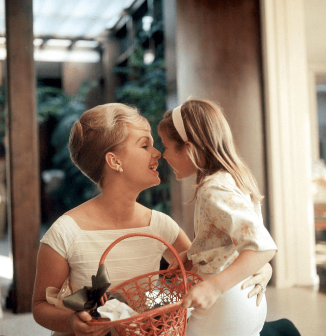 Debbie Reynolds with Carrie Fisher