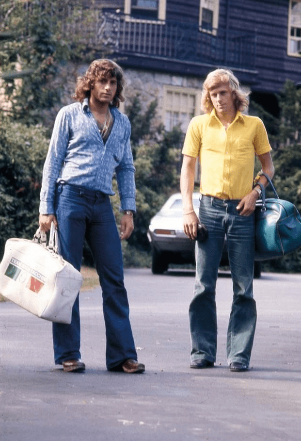 Guillermo Vilas and Björn Borg