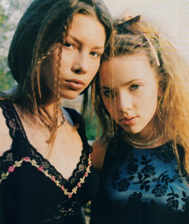 Jessica Biel and Scarlett Johansson