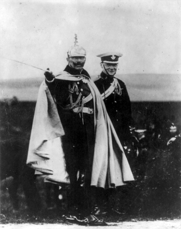 Kaiser Willhelm II and Winston Churchill
