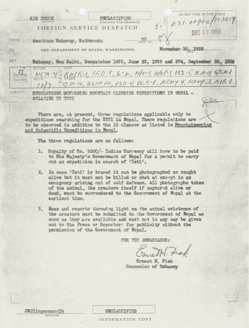 In search of the Yeti