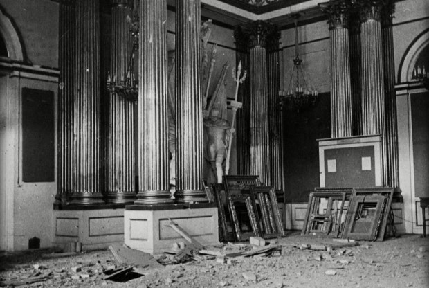 The empty Hermitage during WWII