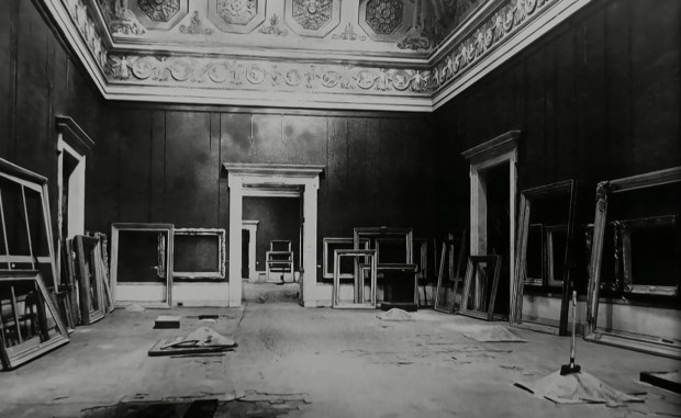 The empty Hermitage during WWII