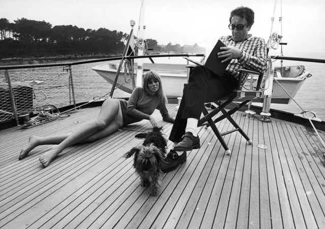 Britt Ekland and Peter Sellers