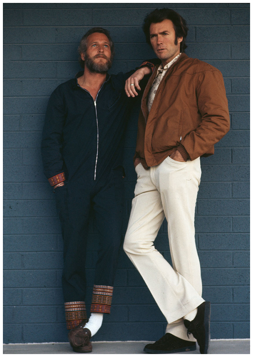 Paul Newman and Clint Eastwood