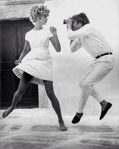 Jean Shrimpton and Jeanloup Sieff